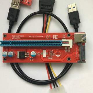 PCI-E 1x to 16x Riser USB 3.0